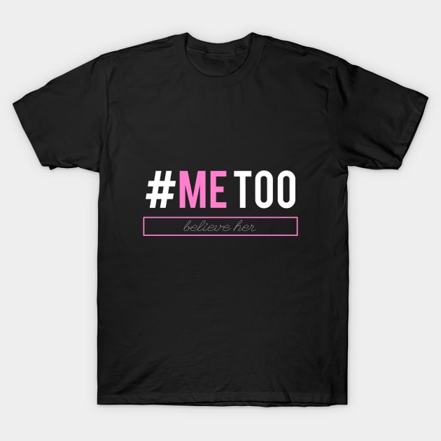 MeToo Hashtag Stop Sexual Harassment Assault & Violence Awareness T-Shirt by lisalizarb
